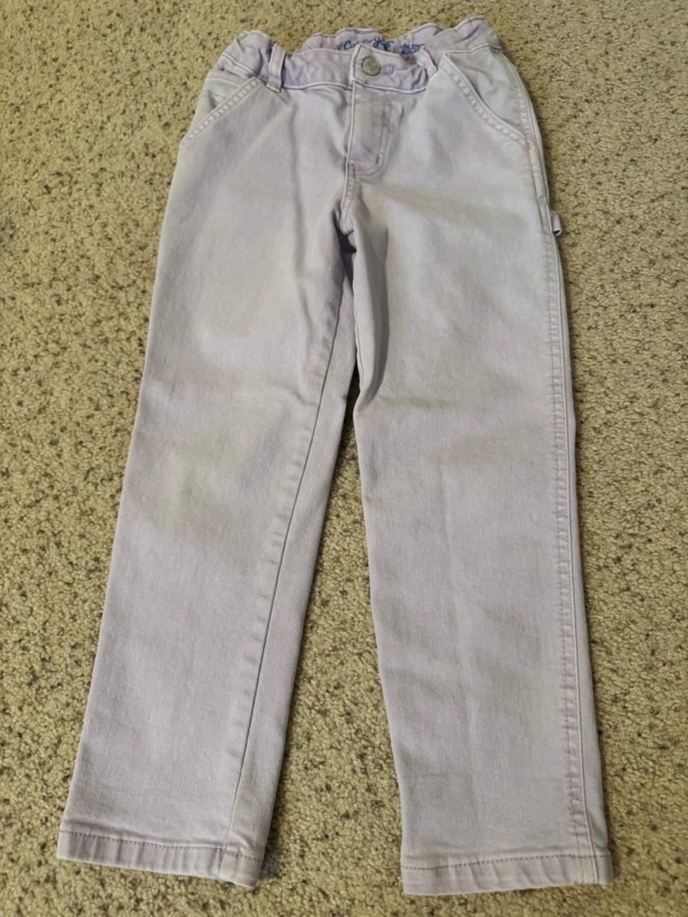 Cat & Jack Lavender Girls' Jeans (ankle cut) Size 7